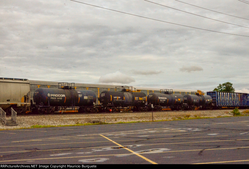 Tank cars in the yard